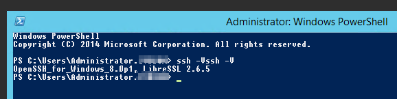 Installing OpenSSH (Windows)