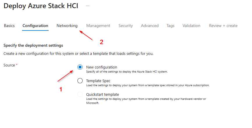 Azure Stack HCI Deployment 23H2 via the Azure portal